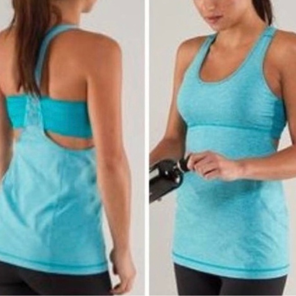 lululemon athletica Tops - LULULEMON TURBO RECERBACK TANK SIZE 10
